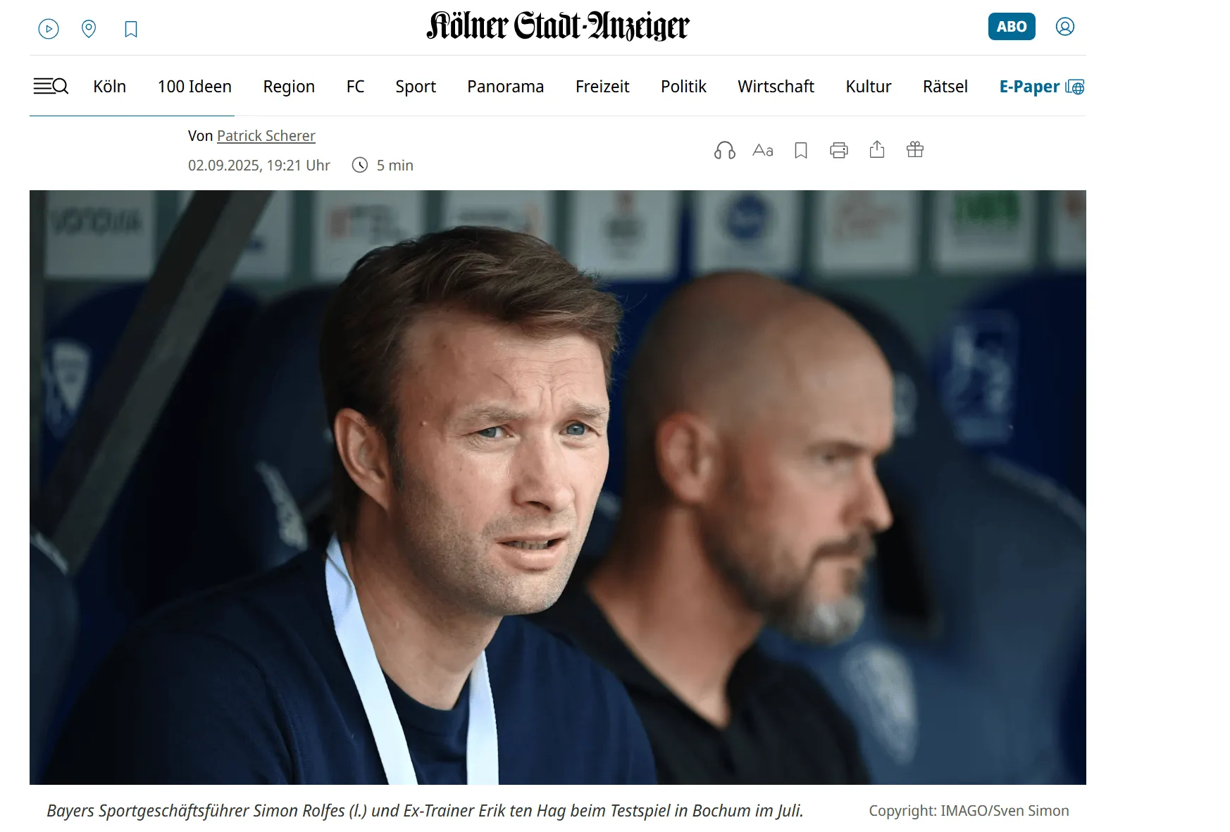 开云注册网址-科隆日报：滕哈格屡次推荐自己经纪公司球员，高层早已不满